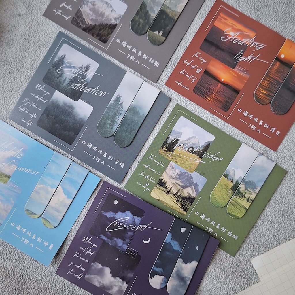 

MagnetiQ Bookmark Pembatas Penyekat Penanda halaman Buku Magnetik Estetik, Praktis, dan Stylish