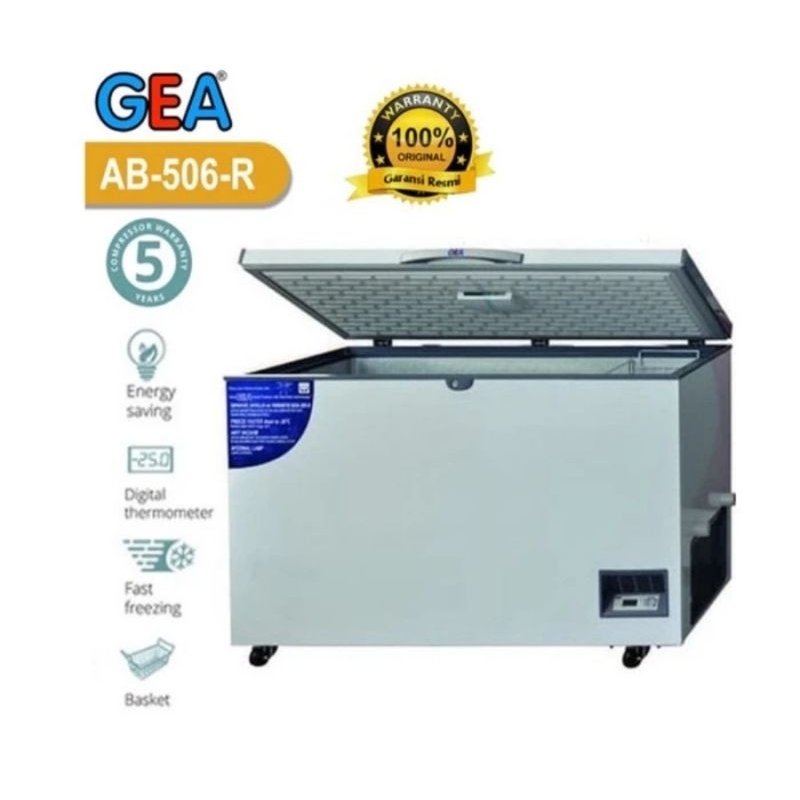 BOX FREEZER GEA 420LITER AB-506R CHEST FREEZER