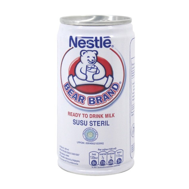 

Susu Beruang Bear Brand Kaleng Siap Minum 1 Pcs 189 ml