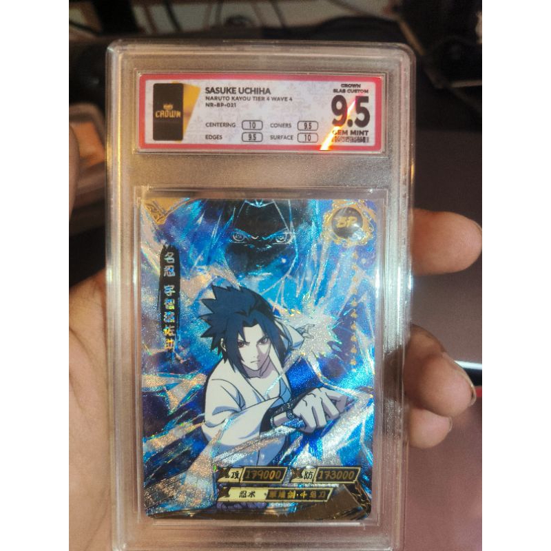 Kartu Naruto Kayou - BP Sasuke Custom Slab