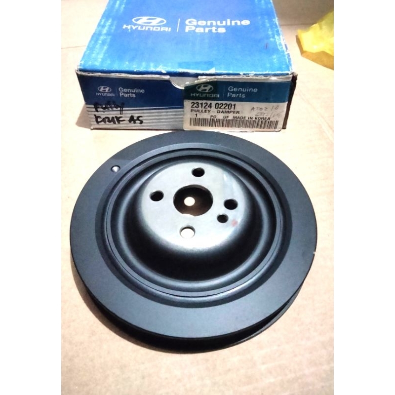 Pully Pulley Damper Kruk As Hyundai Atoz 1000cc Original Hyundai