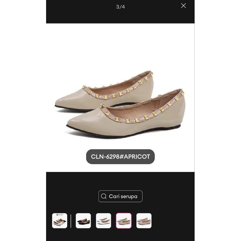 COLINE sepatu Flatshoes slip on wanita (New)