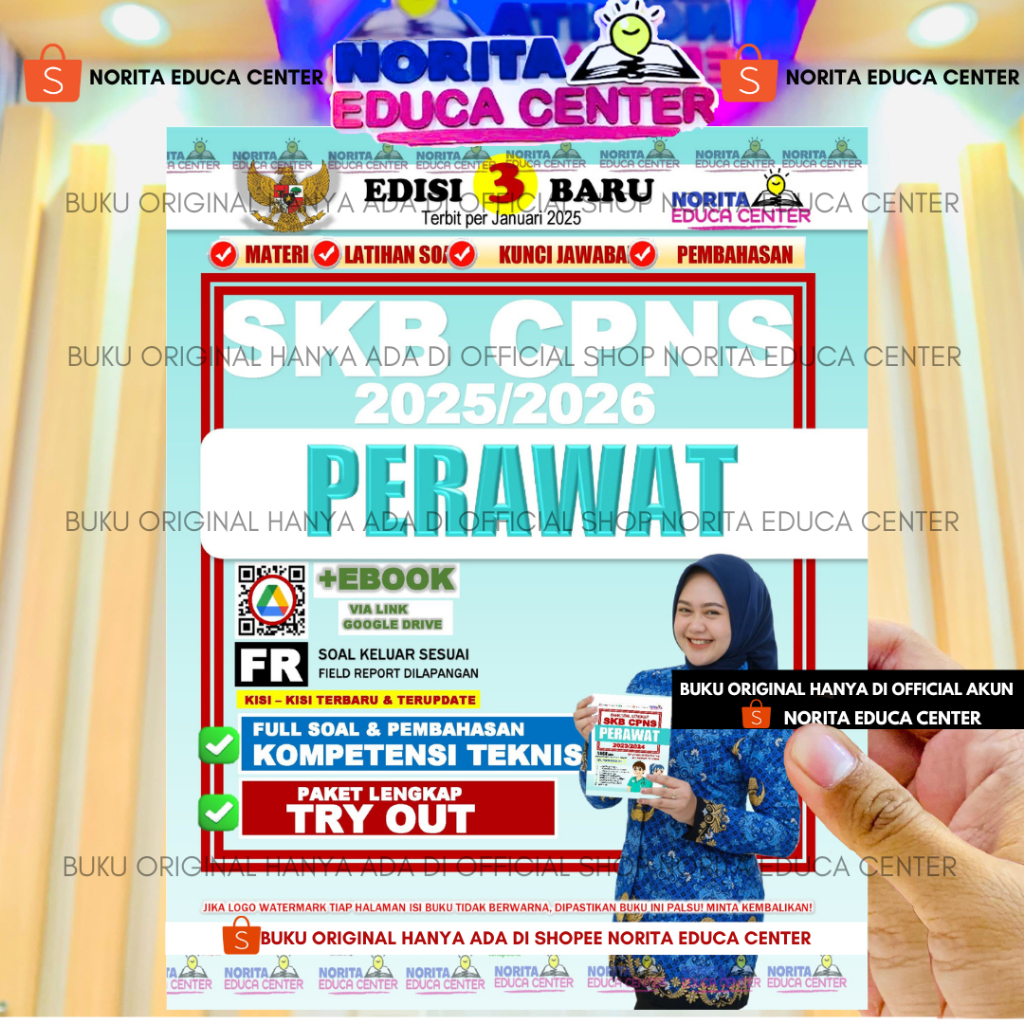 BUKU SKB CPNS PERAWAT NORITA EDUCA CENTER