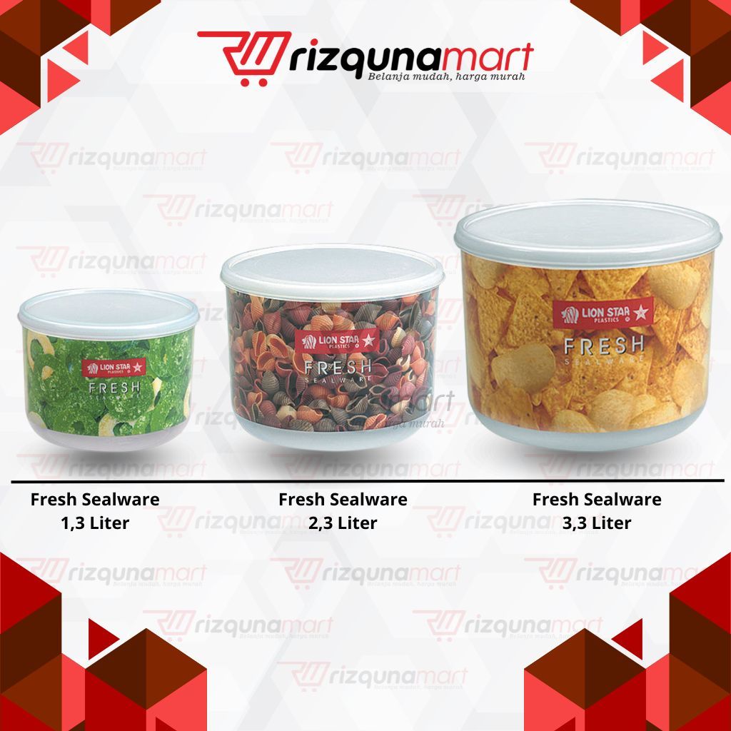 Lion Star Fresh Sealware Round / Toples bulat tebal Lion Star / Toples tahan panas Lion star