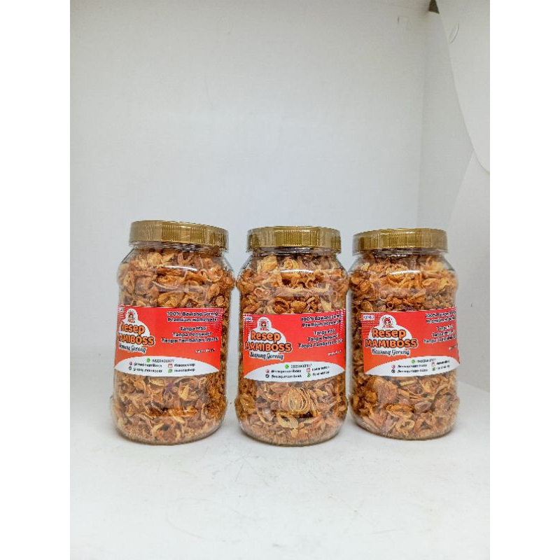 

Bawang Goreng Resep Mamiboss Premium Homemade Murni 100 gram Toples