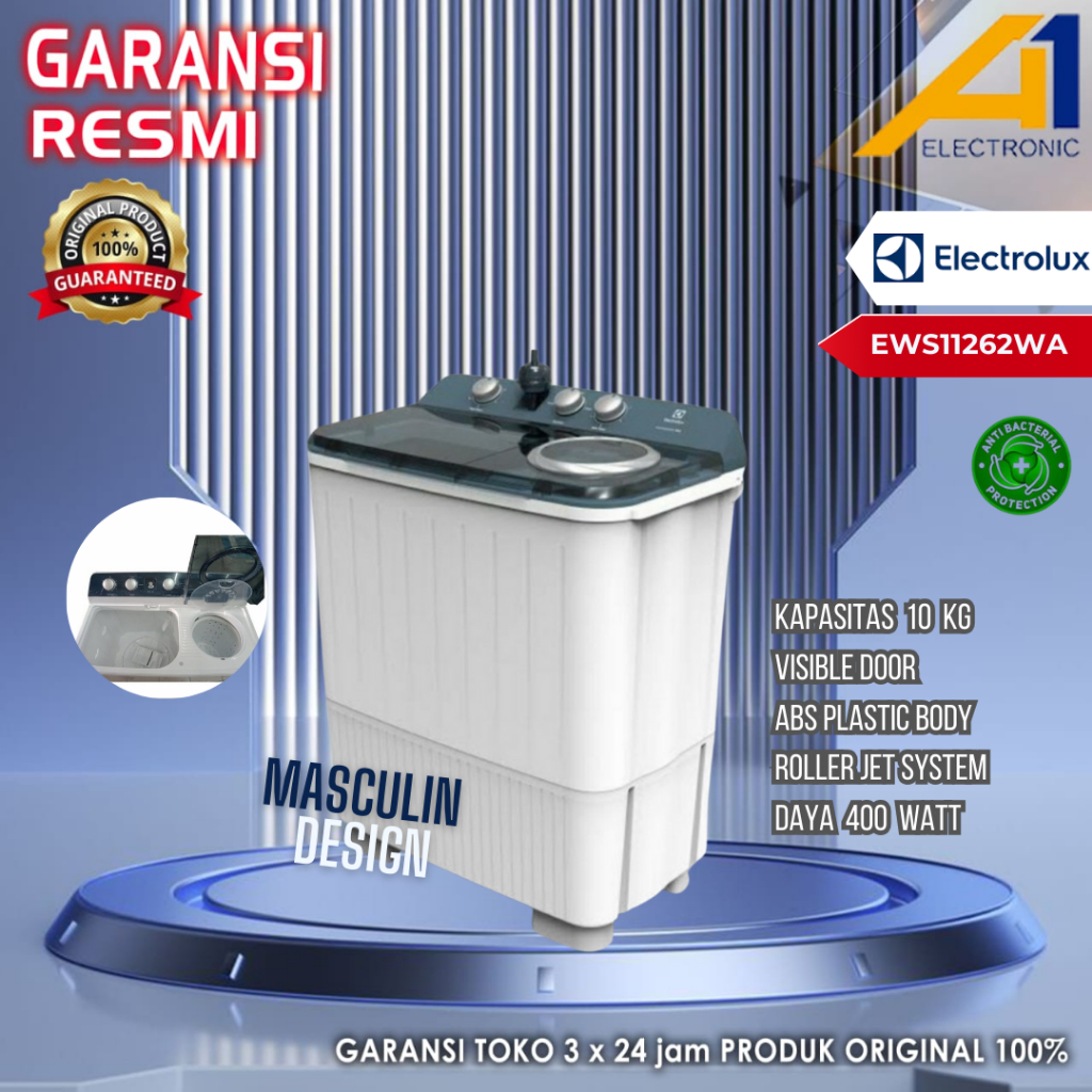 MESIN CUCI ELECTROLUX EWS11262WA / EWS 112262 WA