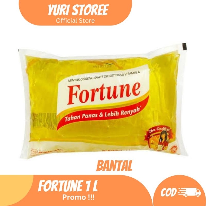

Minyak goreng Fortune 1 L bantal