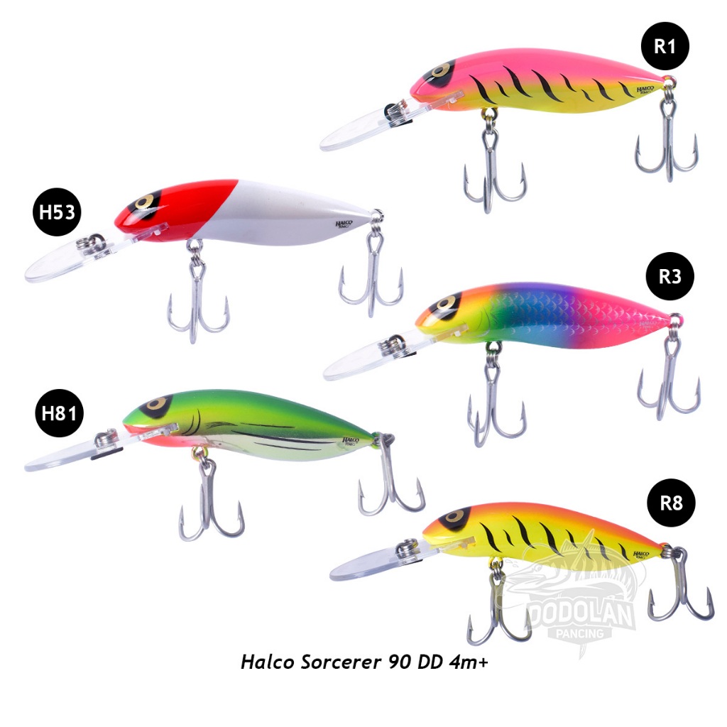 Umpan Mancing Popping Halco Sorcerer 90 DD Dodolan Pancing