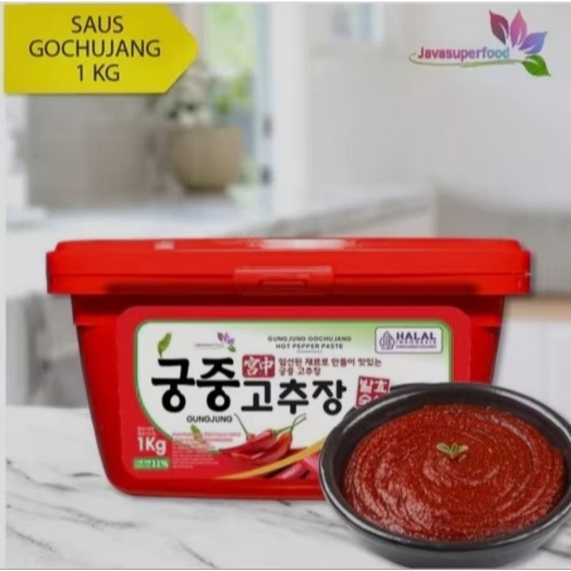 

[HALAL] Gochujang import 1kg Rasa Asli Korea/Sauce Sambel Pasta/Chili Paste