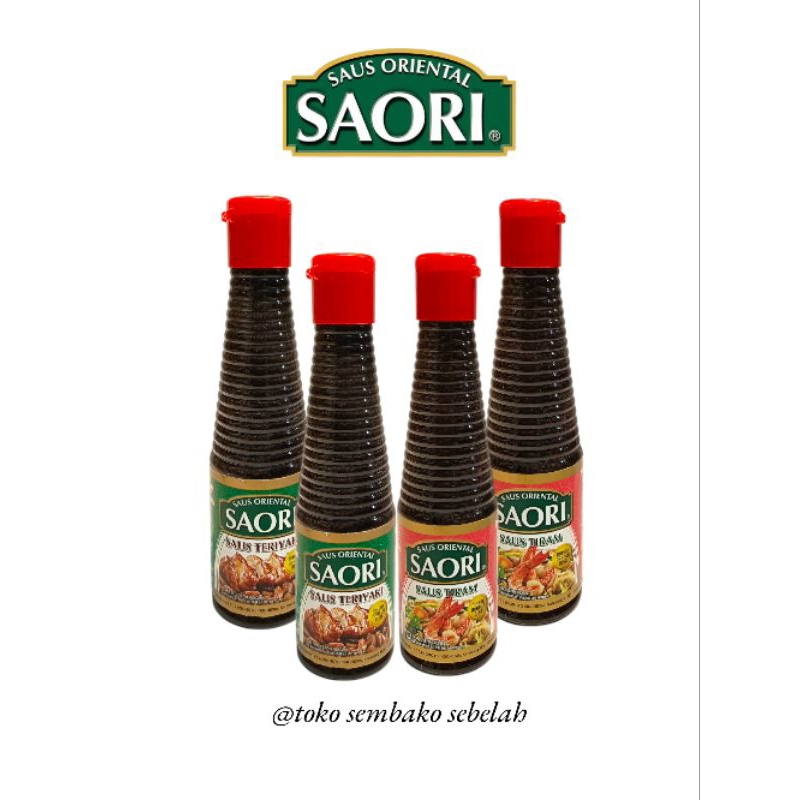 

Saori Saus Tiram 133ml Dan Saus Teriyaki 135ml Kemasan Botol