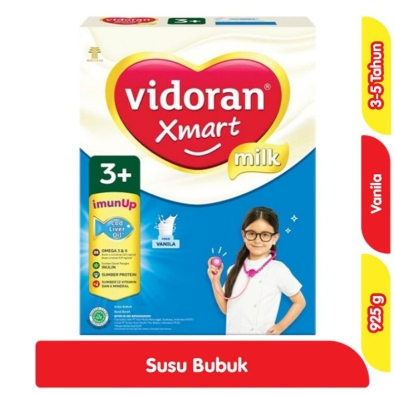 

Vidoran Xmart 3+ Susu Pertumbuhan Anak 3 - 5 Tahun Vanila 925 g
