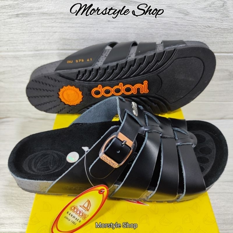 Sandal Kulit Dodoni BU 575 Tali 4 / Tali Empat Sandal Kulit Pria
