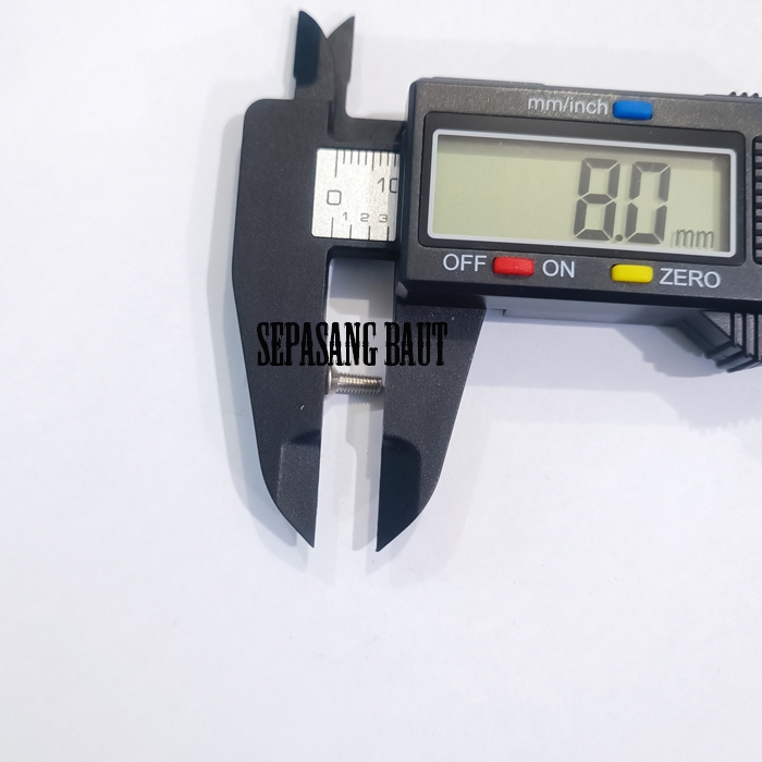 M3 x 8 Baut JF Kepala Obeng + Rata Flat Head Stainless 304 M3x8