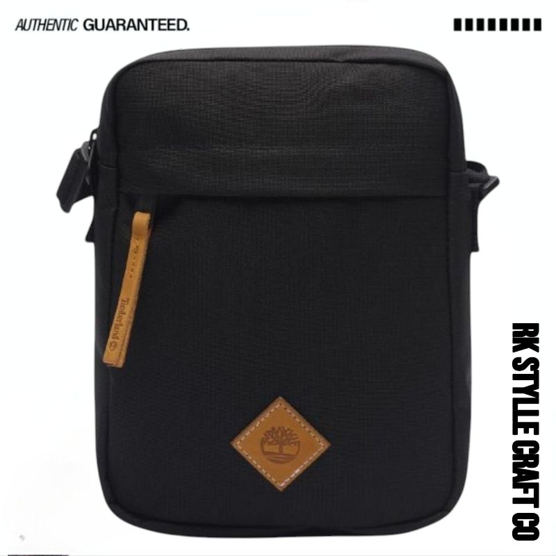 Tas Selempang | Tas Bahu | Tas Timberland Timberpack Cross Body Bag In Black 100%Original