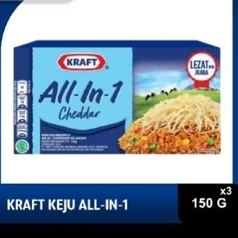

Kraft All in 1 Cheddar 150 gr
