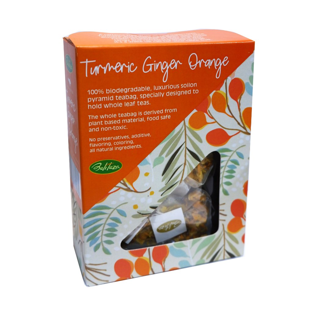 

Turmeric Ginger Orange Tea - 10 TeaBags /box Teh kunyit jahe jeruk