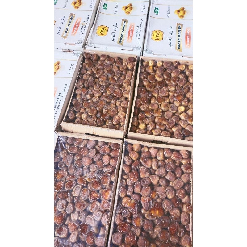 

KURMA SUKARI KING Al QOSSIM | PREMIUM | Dus 3 Kg & Repack 1 Kg