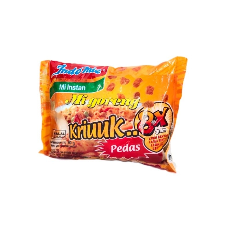 

INDOMIE KRIUK 8X PEDAS ISI 5 BUNGKUS