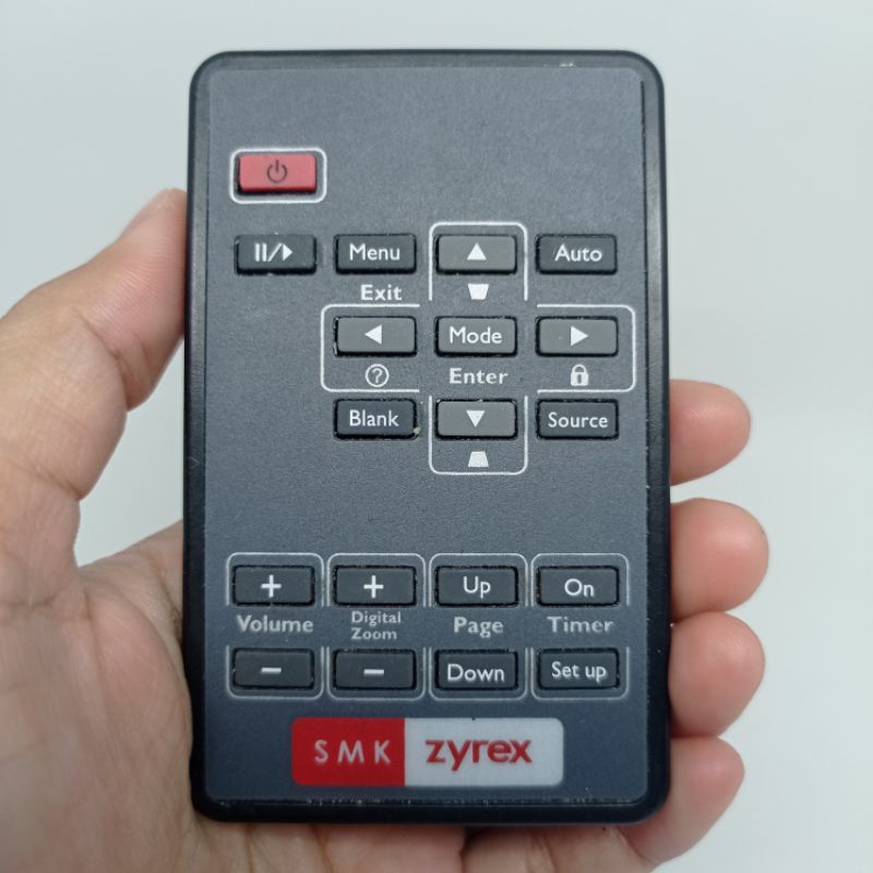 Remote TV Projector Original Bergaransi SMK Zyrex