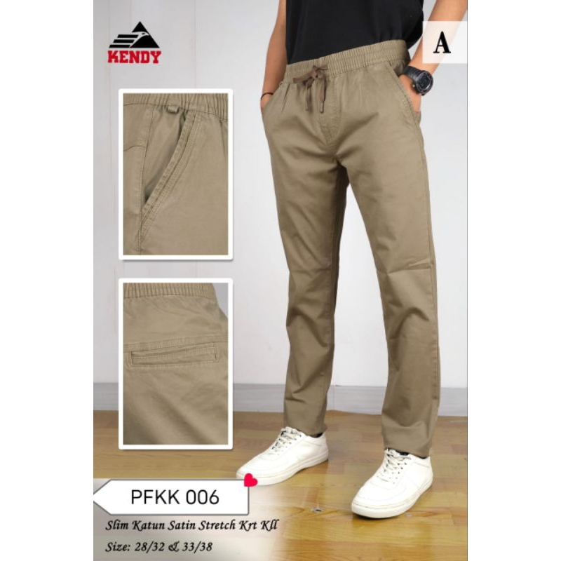 CELANA PANJANG KENDY KATUN STRETCH -KENDY PANJANG KARET PINGGANG -PANJANG KENDY KATUN STRETCH -PANJA