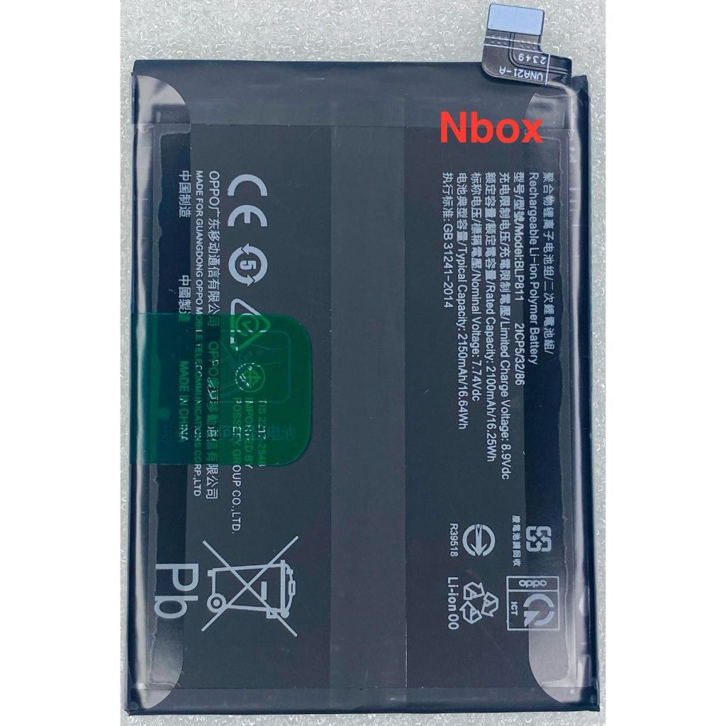 [GARANSI 100% ORIGINAL] Baterai Oppo RENO 5 5G / BLP 811 Batrai Batere Batre HP ORIGINAL
