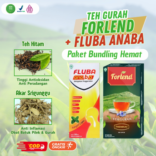 

[BUNDLING] FLUBA ANABA & TEH FORLEND - Membantu Meredakan Batuk & Hidung Tersumbat