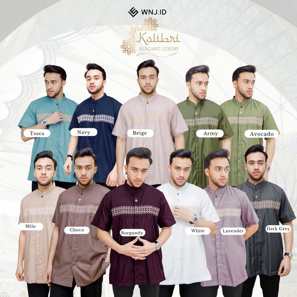 WNJ Koko Kolibri 2025 Elegant Luxury Lengan Pendek Sultan