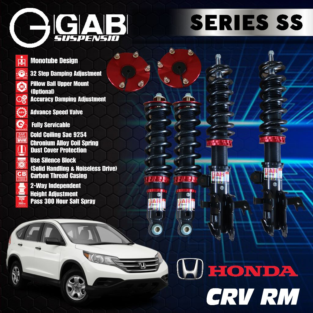 GAB SS Series coilover untuk Honda CRV RM