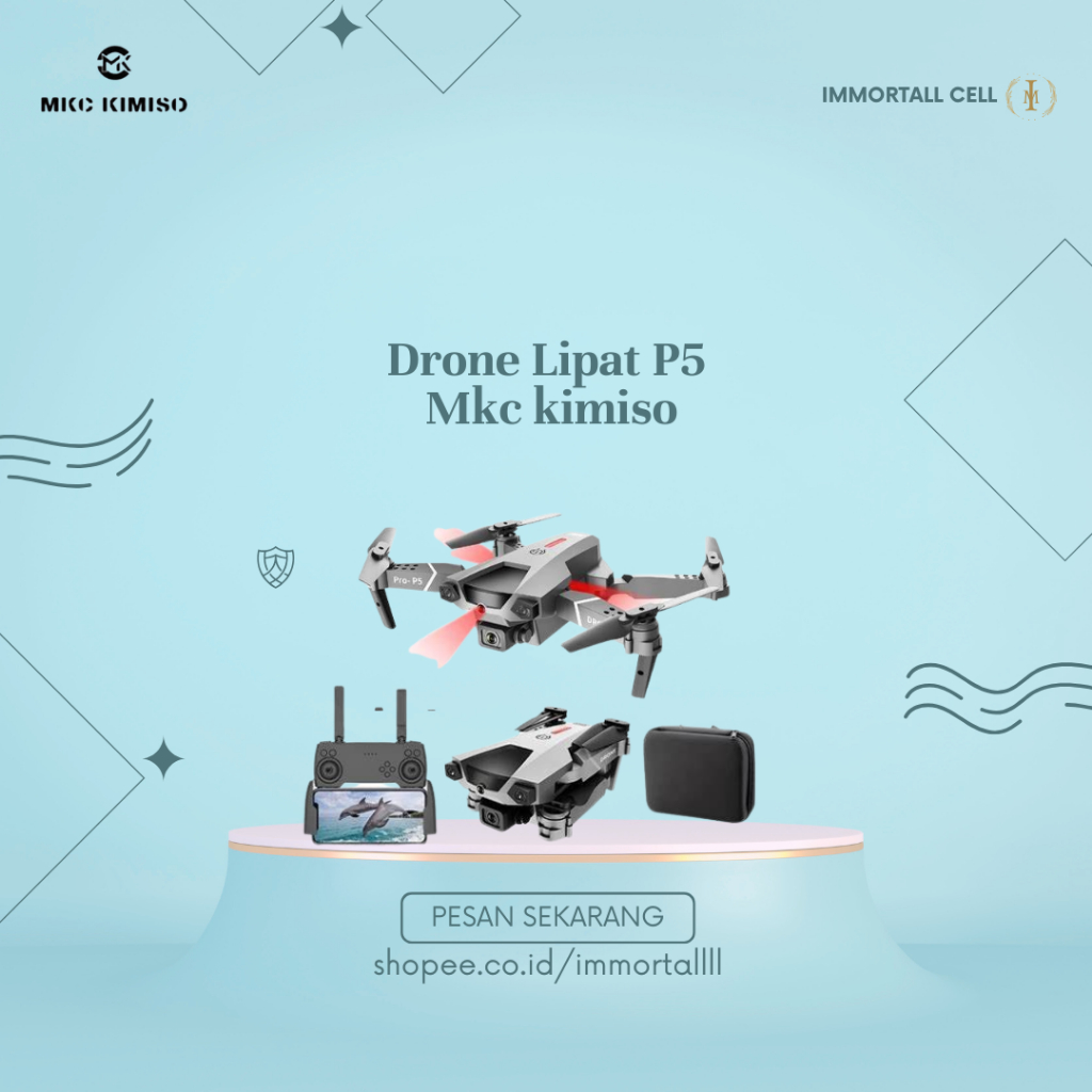 Drone P5 kamera HD 4K Fotografi Udara Profesional Drone murah WiFi Drone Mini 4 Sisi