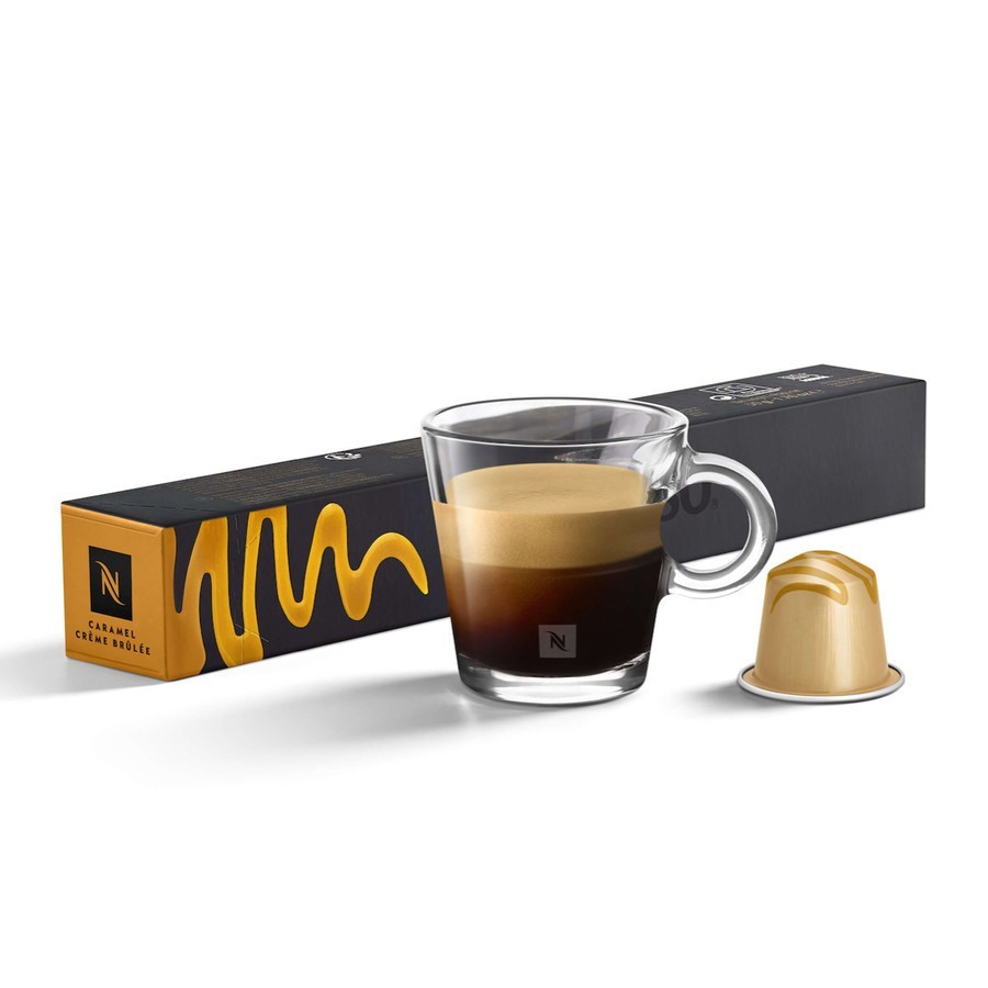 

Nespresso Caramel Creme Brulee Coffee Capsules / Kapsul Kopi Nespresso