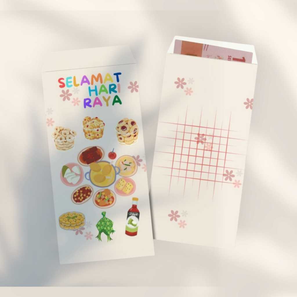 

(paket 10 pcs) Amplop Lebaran Panjang Simple & Modern - Pilihan Motif Beragam, Kualitas Premium