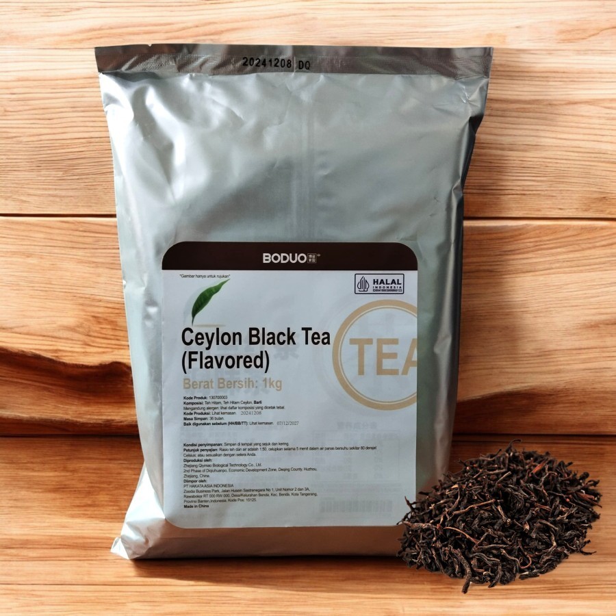 

Boduo Ceylon Black Tea Flavored - Daun Teh Ceylon - 1000 Gram