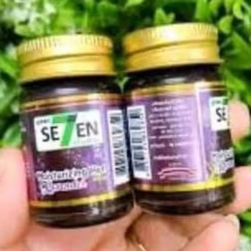 GREEN SEVEN HERBAL SLEEP BALM LAVENDER 50GR Green7 Balsem Thailand Lavender Moisturizing Herbal Gree