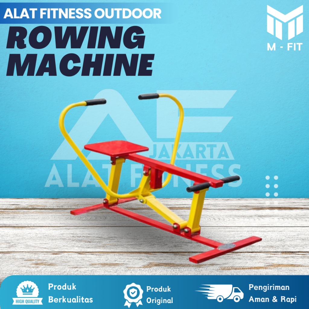 Alat Olahraga Outdoor Rowing Machine Alat Fitness Outdoor