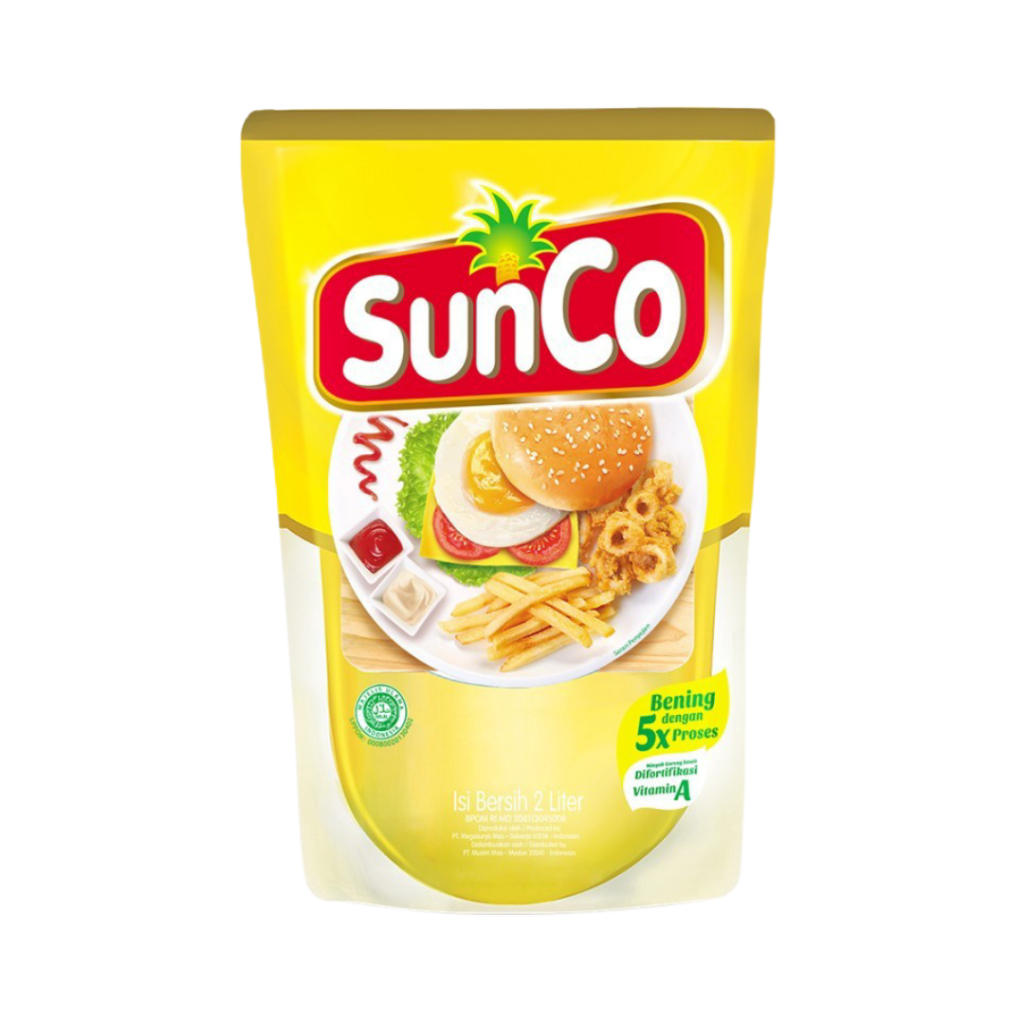 

SUNCO 2 LITER KEMASAN REFILL MINYAK GORENG PREMIUM BENING