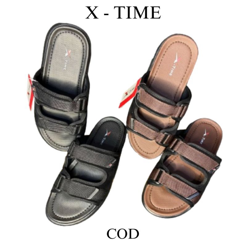 Sendal X - TIME Pria Original | Sendal Pria Dewasa | Sendal Kasual Pria
