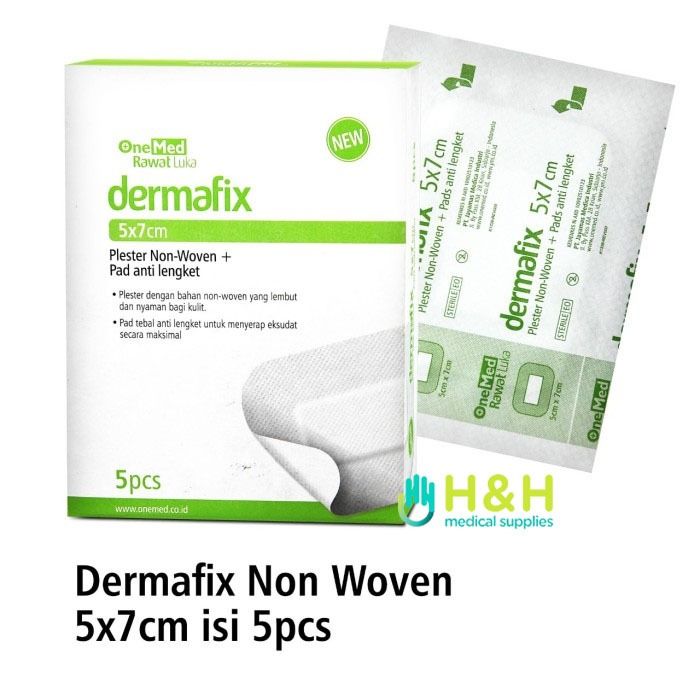 Plester Dermafix Non Woven / Plester Non Woven / Dermafix Non Woven 5x7 cm
