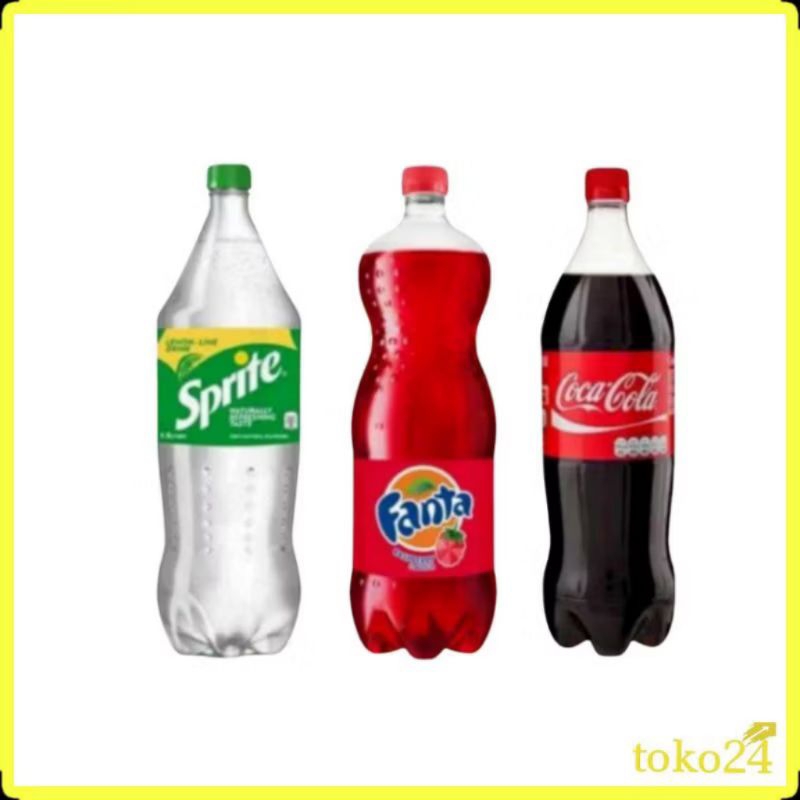 

Coca Cola, Fanta, Sprite Botol 1,5 L 1 Pack isi 12