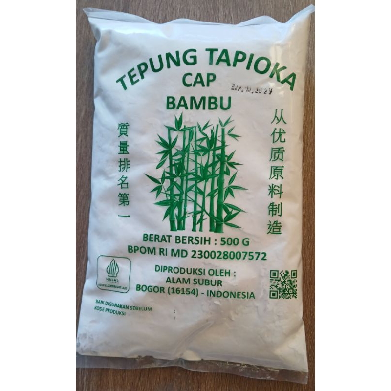 

tepung tapioka sagu tani cap bambu 500 g
