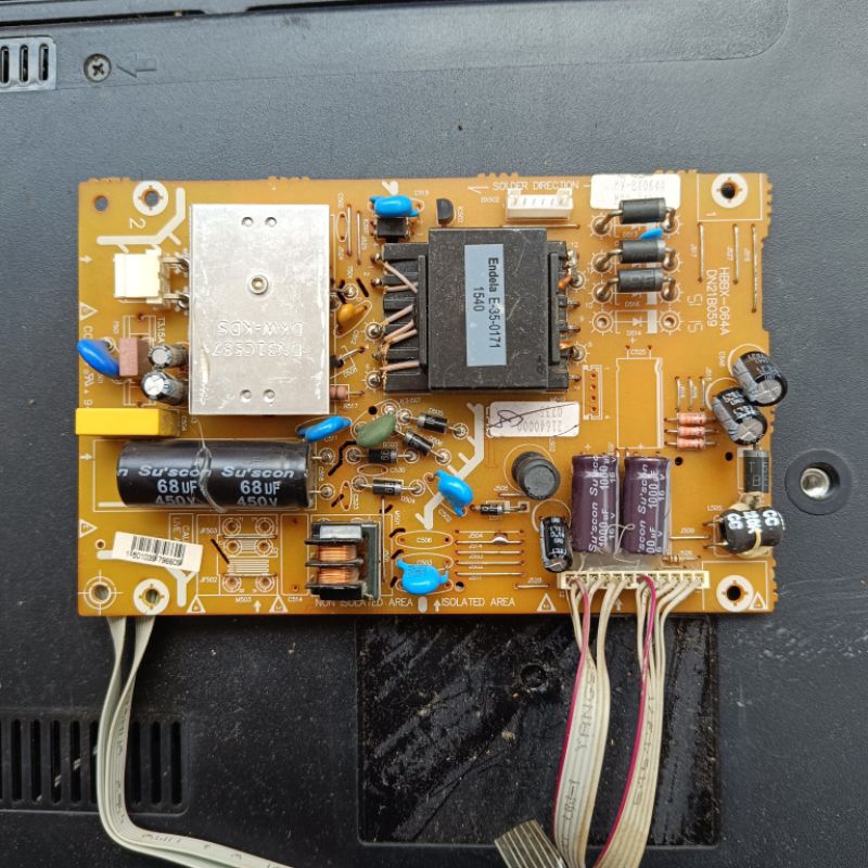 Psu power suplay regulator mesin tv Polytron PLD 24D820 PLD24D820 original copotan