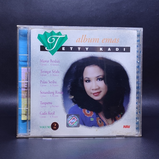 VCD TETTY KADI - ALBUM EMAS TETTY KADI VOLUME 1 & 2 ORIGINAL