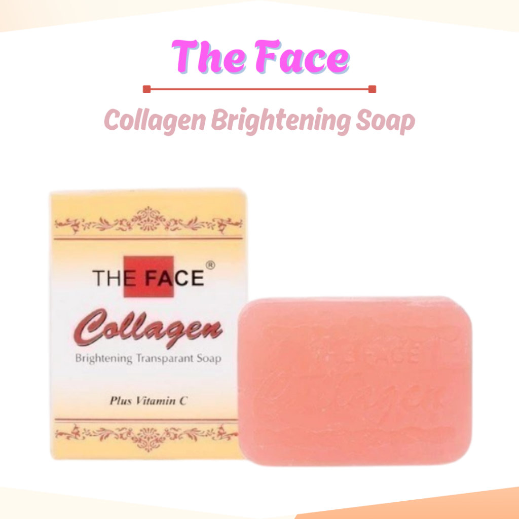 The Face Collagen Brightening Soap 80g/Pembersih Wajah