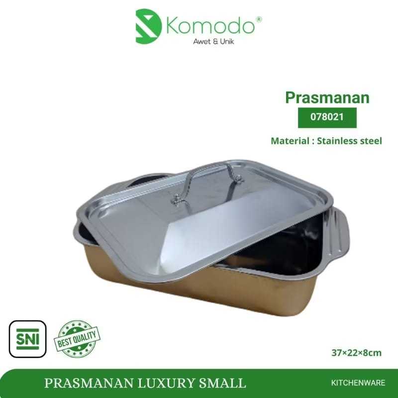 PRASMANAN STENLIS KOMODO PRASMANAN LUXURY SMALL STAINLESS STEEL TEBAL