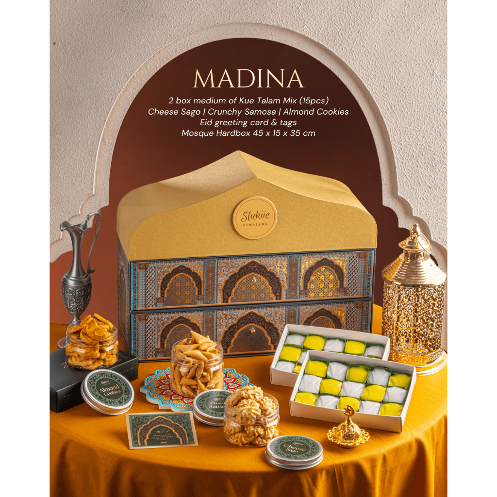 

MADINA - Eid Hampers Lebaran Kue Talam & Cookies