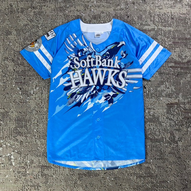 JERSEY BASEBALL SOFTBANK HAWKS, size L