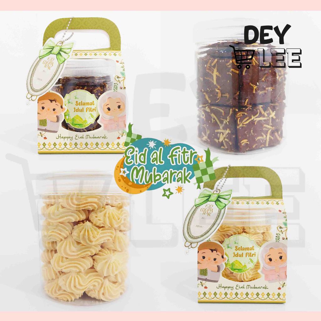 

Hampers Lebaran Idul Fitri Eid Mubarak Ramadan Toples Jar Brownies/Sagu Keju Bandung