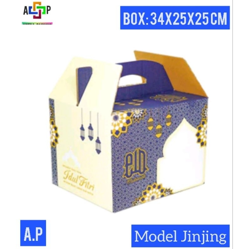 

Box Parcel Lebaran 34x25x25cm(Jinjing)/Kardus/Karton/Hampers/idul Fitri/Parcel