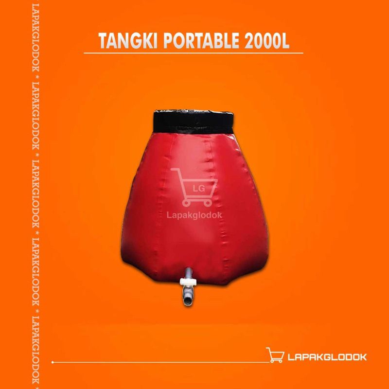 Tangki Portable 2000L- Tangki Lipat - Tangki Penampung Air