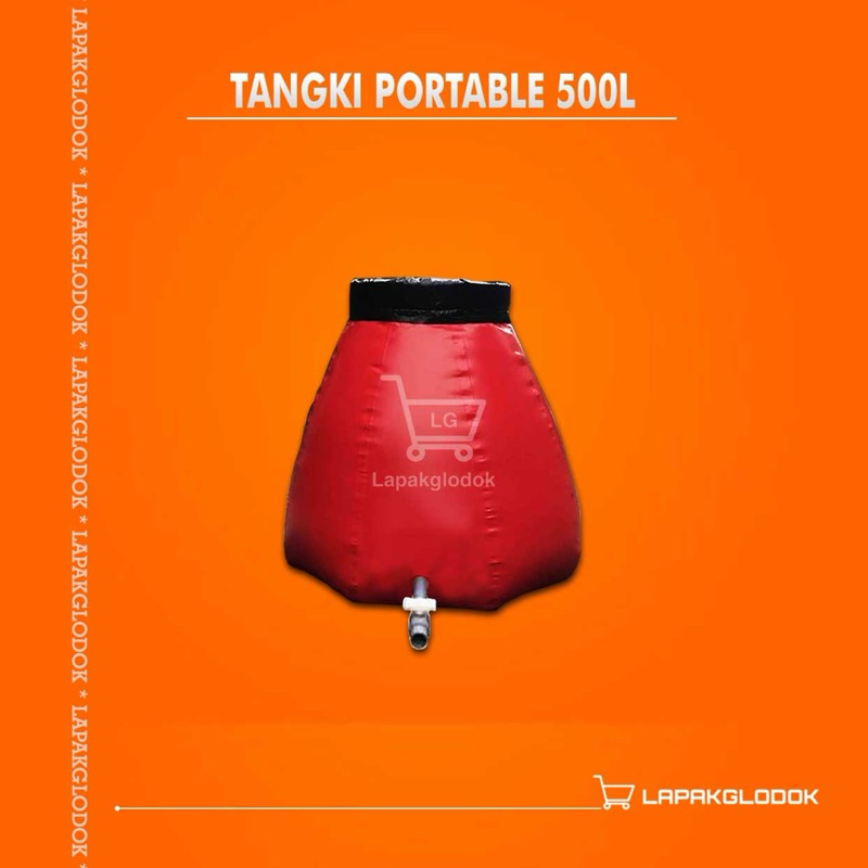 Tangki Portable 500L- Tangki Lipat - Tangki Penampung Air