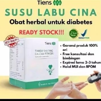 

SUSU LABU CINA /SHUTANG CALSIUM POWDER-DIABETES DAN GULA DARAH TINGGI